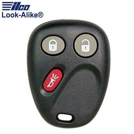Ilco LAL RKE-GM-3B1 GENERAL MOTORS 3 BUTTON REMOTE KEYLESS ENTRY ILCO-AX00010450